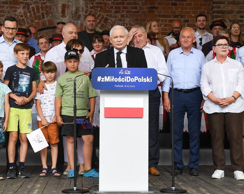 Miniatura: Jarosław Kaczyński w Pułtusku: Chcemy,...