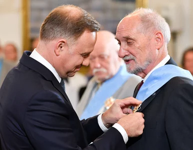 Miniatura: Antoni Macierewicz z Orderem Orła Białego...