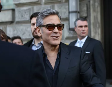 Miniatura: George Clooney w odwiedzinach u Merkel....