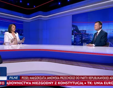 Miniatura: Pomieszanie z poplątaniem w TVP. Holecka...