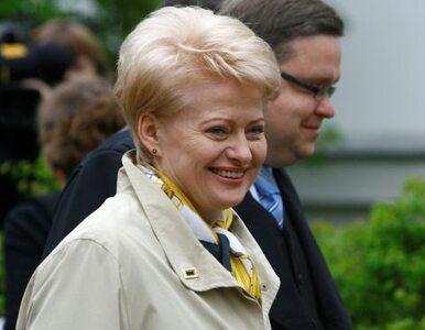 Miniatura: Prezydent Litwy dała kosza Komorowskiemu....
