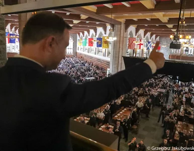 Miniatura: Andrzej Duda wywołał aplauz kadetów West...