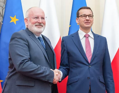 Miniatura: Seria spotkań Timmermansa w Warszawie....