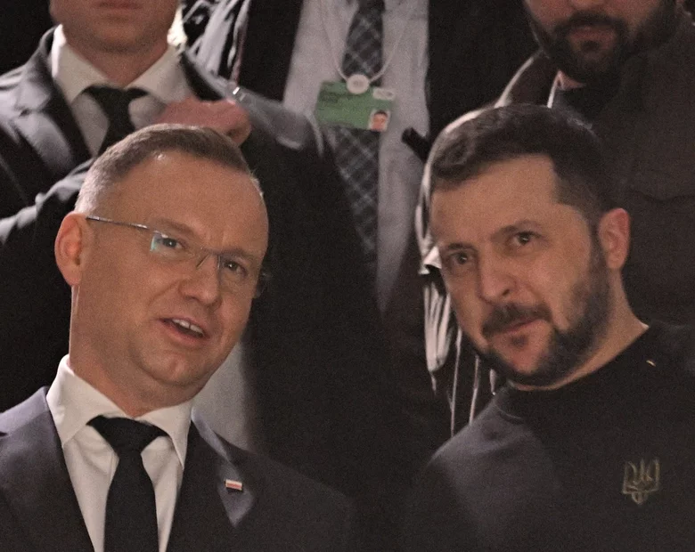 Miniatura: Duda i Zełenski spotkali się w Davos....