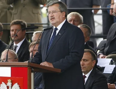 Miniatura: Komorowski: nie kochajmy tylko Polski z...