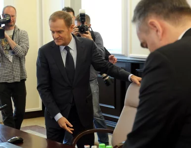 Miniatura: Tusk o Glińskim: premierem zostaje ten kto...