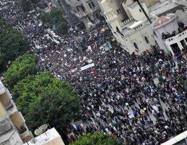 Miniatura: "Precz z Mubarakiem" - tysiące Egipcjan...