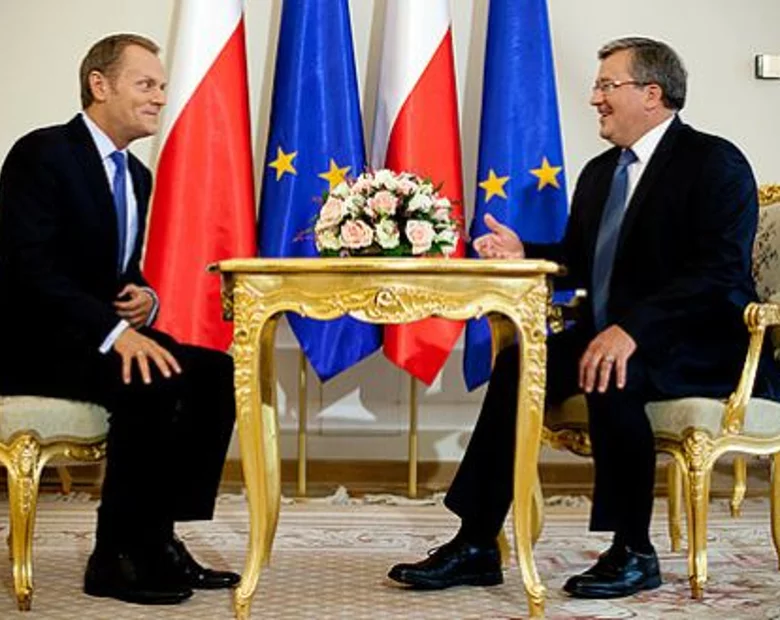 Miniatura: Tusk-Komorowski: prezydent wie, że premier...