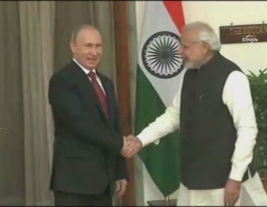 Miniatura: Putin odwiedził Indie. "Przeciwwaga dla...