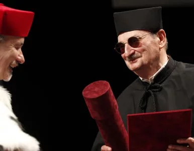 Miniatura: Sławomir Mrożek doktorem honoris causa...