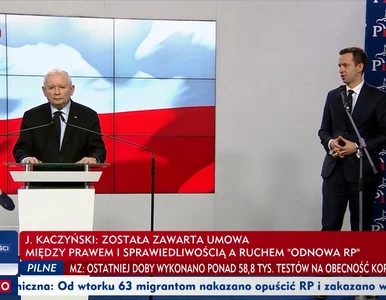 Miniatura: PiS i OdNowa RP zawarły polityczną umowę....